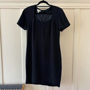 100% Silk 90s Vintage Ann Taylor Sweetheart Shift Dress